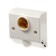 E27 cartridge with a motion sensor, 220 V, white
