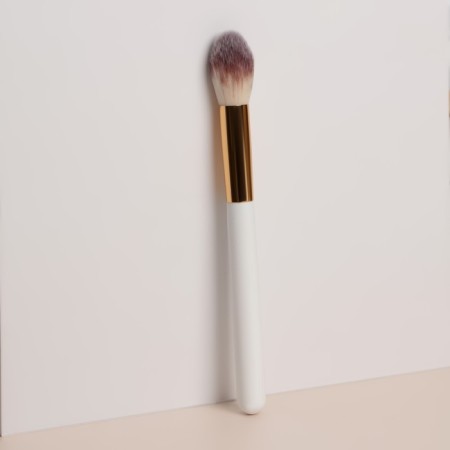 Make-up brush "White", 18 (+/- 1) cm, white color-2