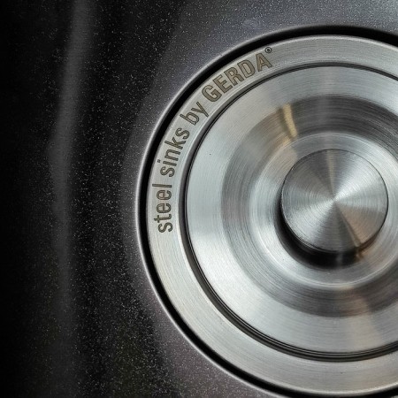 Kitchen sink Gerda GS 6045 G, 600x450 h = 200 mm, color graphite-6