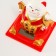 Plastic Plastic "White Mani-Neko in the Red Red robe" 8x8x8.2 cm