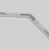 Angle-connector 135 ° Gravity built-in, white