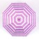 Mechanical “Illusion” umbrella, eponge, 4 addition, 8 knitting needles, r = 48 cm, color mix