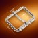 Wire buckle, 4.6 × 3.4 cm, 38 mm, 5 pcs, silver color