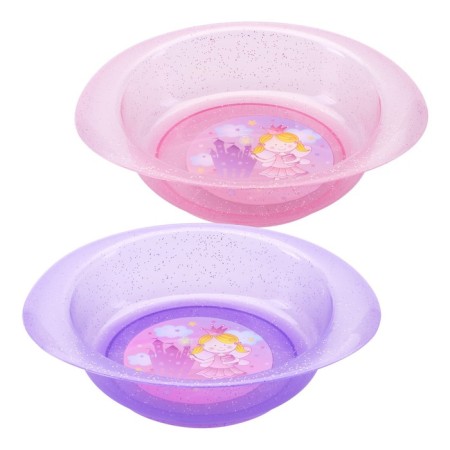 Baby plate for the first dishes "Princess", 400 ml, from 4 months., Mix colors-1