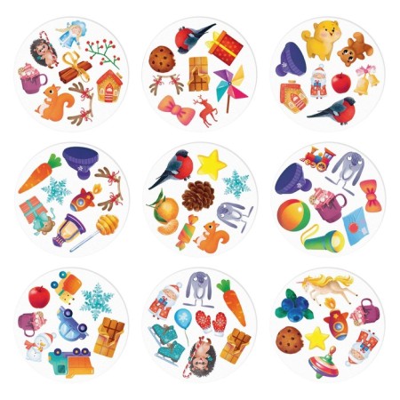New Year's board game "New Year: Dubbl. Snowy ", 55 cards, 5+-2