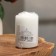 Candle - Aromatic cylinder "French vanilla", 4x6 cm