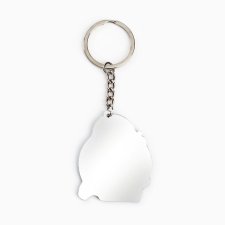 Key keychain mirror "Queen", 9 x 4 cm-2