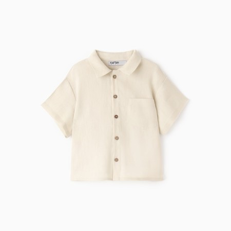Board for the boy KAFTAN LINEN, p. 34 (122-128), milk-5