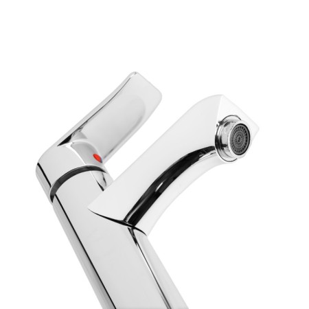 Zein Z3716 sink mixer, single -leaf, pour length 12 cm, plastic, chrome-2