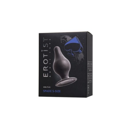 Anal sleeve Erotist Spade S, Maiglexpan, Black Color, 8 cm-8