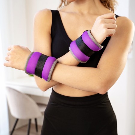 Teaching Neoprene 2 pcs. x 0.5 kg, purple color-6