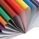 Color A4 paper, 16 sheets, 8 colors "breeze", coated, on the bracket