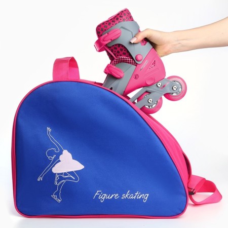 Figure Skating roller skates, 40x32x20 cm, blue-10
