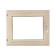 Window, 50 × 60cm, single -chamber double -glazed window, with a seal, from linden