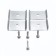 Feron LED LED tape profile, CAB257, 2 m, silver color