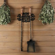 Kaminn “monogram” (poker + scoop), wall mount