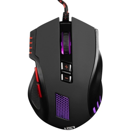 Mouse call 806G black/red optical (3200DPI) USB (8but)-8