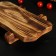 Defense board for feeding on the legs in firing Wild Kitchen, 31 × 14.5 × 7 cm, a solid massif of the cedar