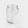 A set of glass cans with a silver polymer lid, TO-82 mm, 720 ml, 4 pcs.