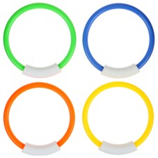 Diving for diving “on the wave” “Rings”, 4 objects, color mix