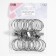 Ring for the cornice, with a clamp, d = 37/44 mm, 20 pcs, silver color