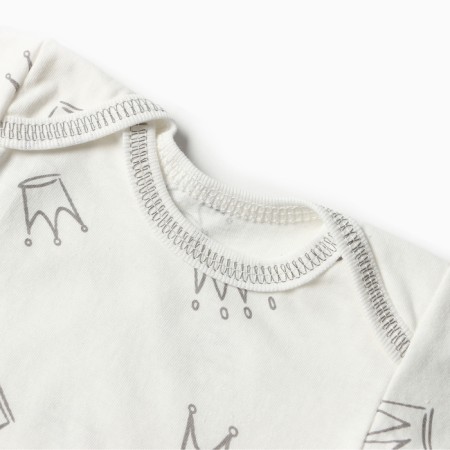 Body Bloom Baby Crown with DL. Sleeve, p. 86 cm, milk-1