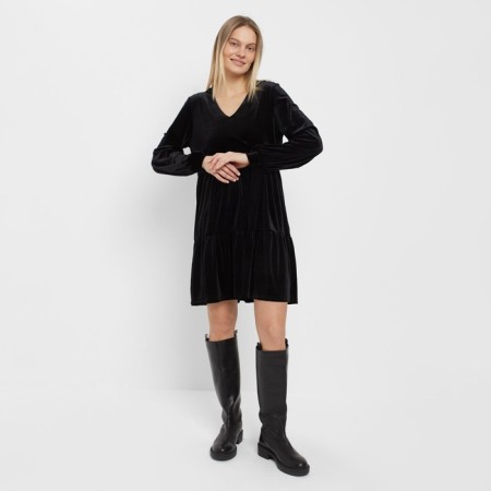 Women's dress, black color, size 48-3