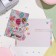 Postcard "Beloved daughter!" Congrev, embossing, candies, 12.5x19.5 cm