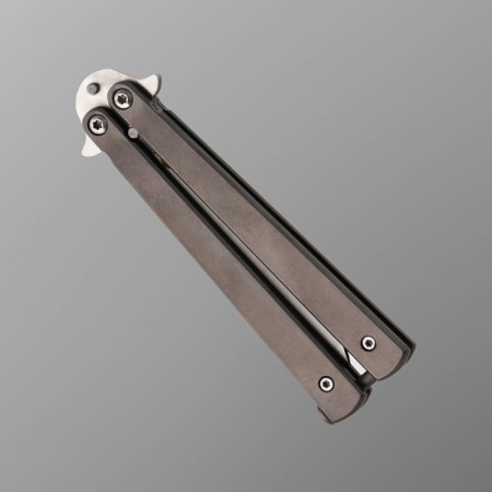 Knife -butter "Cavalier" steel - 420, handle - steel, 19 cm-2