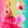 Debra doll-model with a set of dresses, with accessories, mix