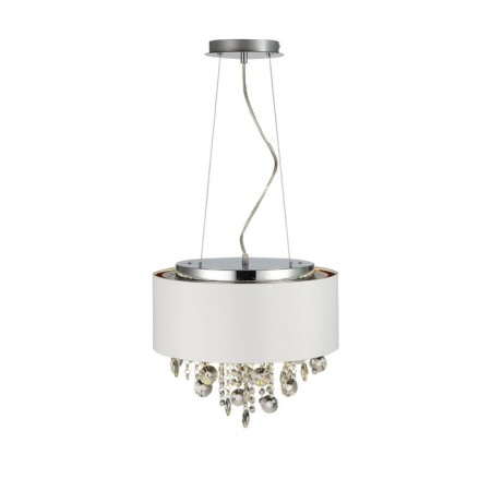 Suspension lamp ST LUCE. SL1350.503.04. Lacchia. 4x40 watts, E14, 40x40 cm, chromium color-11