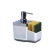 Toskana kitchen dispenser, with a lip section, white color