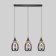 Suspended lamp with glass ceiling Cosmic, 15W, E14, 62x12 cm