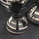 Set of salad bowls "Serpentine", 3 items: 1.75, 800 ml, 250 ml, gold spraying color