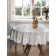 The tablecloth “Simple texture”, round, Saten, d = 150 cm