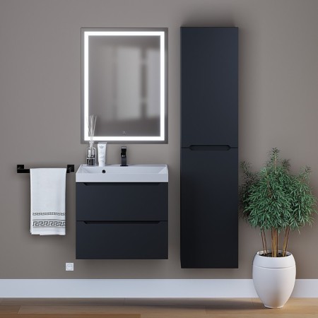 Mirror Uperwood Tanos, 60x80 cm, LED backlight, sensory switch, anti -recovery-3