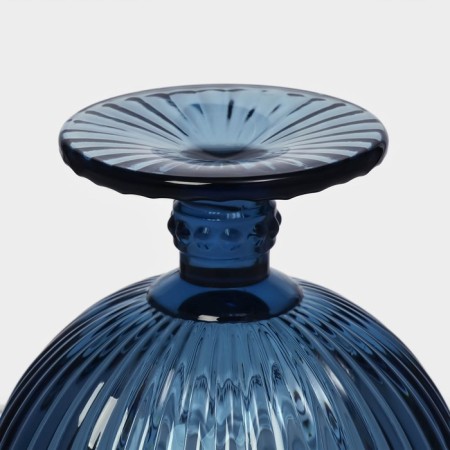 Glass Kremanka "Bosphorus", 350 ml, 12 × 11 cm, blue color-4