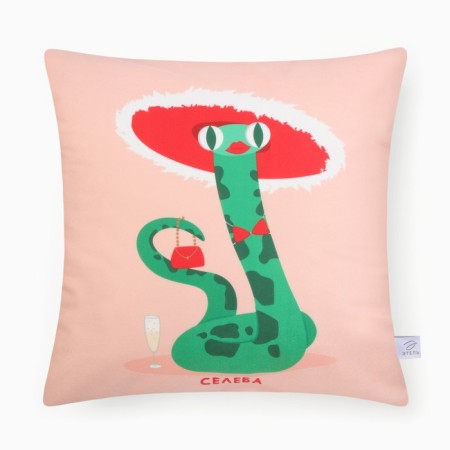 Case on the pillow of Ethel "Seleba" 40x40 cm, velor