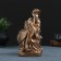 Figure "Hote with bowls" bronze, 10x15x21cm