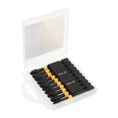 Bit Tundra Profi, Torsion, S2 steel, PH2 x 50 mm, plastic case of 10 pcs.-8