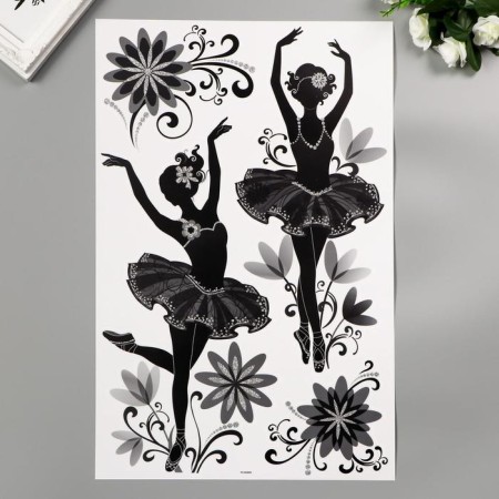 Decorative stickers Room Decor "Ballerina" 33x60 cm