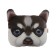 Pillow on the headrest Matech Animals Line, Husky 30 x 25 x 10 cm, brown, white