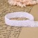 Knitted lace, 22 mm × 10 ± 1 m, white color