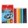 Pencils 18 colors "machine", wooden case, triangular