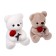 Soft toy "Trunk with a flower", color mix