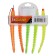 Benerations of foam 3D ex Worm FLUO 12 cm, under the offset hook No. 1/0, 2/0, 3/0/MIX, 5 pcs.