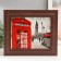 Key closed "London" 26.5x31.5 cm nut