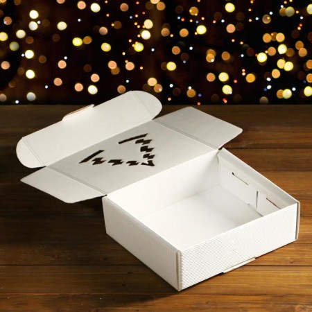 Gift box No. 16, white, team, 29 x 25 x 9.5 cm-1