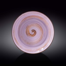 Deep plate Wilmax England Spiral, D = 28.5 cm, 500 ml, lavender color