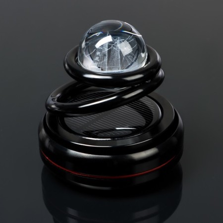 The accessory on the panel, gravitational rings, rotates from the sun, ship, black